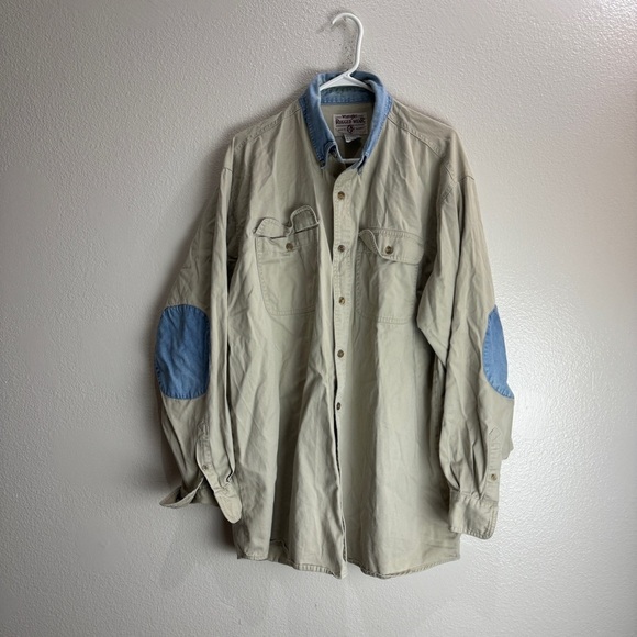 Wrangler Rugged Wear Vintage Long Sleeve Button Up Shirt Size 2XT - Picture 1 of 8